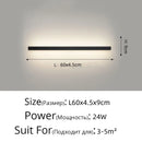 DecorBites™ Acrylic LED Wall Lamps with Hooks for Bedroom Shelves & Background Wall Decor