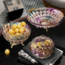 DecorBites™ Crystal Glass Vase: Elegant Dried Flower Decor for Luxury Dining Tables