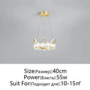 DecorBites™ Crystal Flower Ring Chandelier for Modern Living and Bedroom