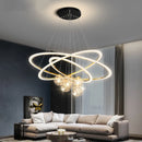 DecorBites™ Circle Ring Pendant Light Chandelier Modern Living Room Bedroom Lamps Ceiling Luminaire