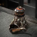 DecorBites™ Dragon Teapot & Magnetic Rotating Tea Set, Chinese Kung Fu Teaware