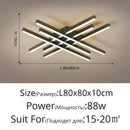 DecorBites™ Gold Black Aluminum LED Chandeliers for Bedroom Dining Living Room Lighting