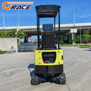 Hot sale 1.8 Ton Mini Excavator Minibagger Kubota Engine Digger Excavator Mini Pelle Chinese Cheap Small Excavator Machine