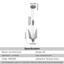 DecorBites™ LED Butterfly Pendant Light for Bedroom Living Room: Modern Chanderlier Fixture Lamps