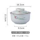DecorBites™ Japanese Style Ramen Bowl with Lid | Ceramic Noodle Bowl for Soup, Rice, Porridge