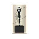 Abstract Figure Luminous Canvas Painting Wall Lamps by DecorBites™