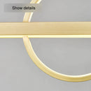 DecorBites™ Geometric Copper Chandelier: Minimalist Bar & Restaurant Atmosphere
