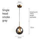 DecorBites™ Glass Pendant Lights: Nordic LED Hanging Lamp for Kitchen, Dining Room, Bedroom.