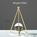 DecorBites™ Crystal Ball Crafts: Nordic Light Luxury Modern Metal Décor for Home and TV Cabinet