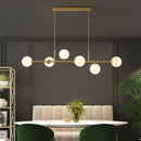 DecorBites™ Glass Ball LED Pendant Light Modern Chandelier for Living Room Decor