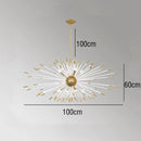 DecorBites™ Crystal Dandelion LED Chandelier for Luxury Indoor Decor