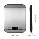 DecorBites™ Kitchen Scale: LCD Display Stainless Steel Electronic Food Postal Balance