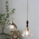 DecorBites™ Clear Glass LED Pendant Lamp for Dining Coffee Restaurantr Aisle - Modern Nordic Design