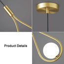 DecorBites™ Glass Ball Pendant Lamps for Home Kitchen Bar Decor & Wall Sconce