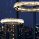 DecorBites™ Crystal LED Ceiling Pendant Chandelier for Modern Luxury Living Room Décor