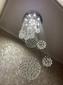 DecorBites™ Crystal Ball Chandelier - Large Lustre De Cristal Design - D80xH300cm