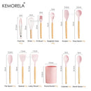 DecorBites™ 13-Piece Silicone Kitchen Utensils Set with Storage Box | Heat-Resistant Cooking Tools and Baking Accessories