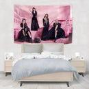 DecorBites™ Kpop Black Pink Girl Group Tapestry Banner Concert Decorative Painting