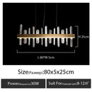 DecorBites™ K9 Crystal LED Round Chandelier for Kitchen Living Room Bedroom Decor