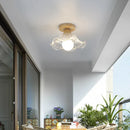 DecorBites™ LED Ceiling Lamp Modern Style Wood Glass Luminaria