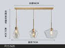 DecorBites™ Glass Chandelier: Amber Pendant Lights for Dining, Living Room, Bedroom, Hotel, Cafe