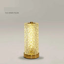 DecorBites™ Crystal Table Lamp: Modern Luxury Dimmable LED Desk Light for Living Room & Study