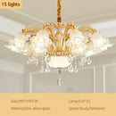 DecorBites™ Crystal Ceiling Chandelier for Modern Luxury Living Room & Hotel Lobby