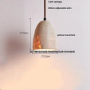 Japanese yellow travertine led pendant lamp for dining room