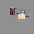 DecorBites™ Copper LED Wall Lights Ceramic Pull Chain Switch Modern Stair Light Fixtures