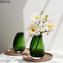 DecorBites™ Double Glass Vase Hydroponic Flower Pot: Desk Decor, Floral Arrangement Aesthetics