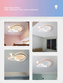 DecorBites™ Kids LED Ceiling Light: Modern Nursery Chandelier for Bedroom, Smart Cartoon Lamp