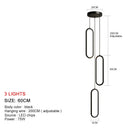 DecorBites™ LED Chandelier: Modern Living Room Dining Room Pendant Lights for Home Decor