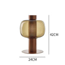 DecorBites™ Glass Table Lamp Modern Design for Living Room and Bedroom