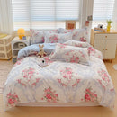 DecorBites™ Cotton Printed Bedding Set: Cozy, Breathable, All Seasons Comforter Set