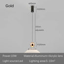 DecorBites™ LED Bedside Lifting Chandelier – Modern Minimalist Nordic Pendant Light for Home Décor