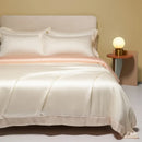 DecorBites™ 120S Natural Fabric Bedding Set Summer Cooling Fitted Sheet Skin Friendly Bedclothes