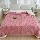 DecorBites™ Coral Fleece Blanket: MultiFunctional Soft Skin-Friendly Warm Shawl