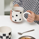 DecorBites™ Korean Style Fatty Mug Splash Ink Plastic Cup Couple Coffee Tea Drinkware