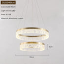 DecorBites™ Gold LED Chandeliers for Elegant Home and Hotel Decor