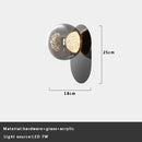 DecorBites™ Glass Ball Sconce Lamps Round Wall Decor Lights for Luxurious Room & Aisle
