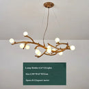 DecorBites™ Glass Bubble Chandelier Pendant Light for Living Dining Room