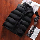 Mens Vest Jacket – Warm Sleeveless Waterproof Zipper Coat