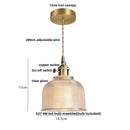 DecorBites™ Clear Glass Knob Switch LED Pendant Light Fixture: Modern Nordic Hanging Chandelier
