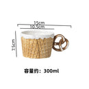 DecorBites™ Creative Biscuit Ceramic Tableware Set for Snacks, Desserts, and Coffee