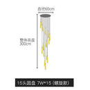 DecorBites™ Elegant LED Ring Chandelier for Living Room Bedroom Kitchen Staircase Lighting