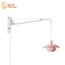 DecorBites™ Cream Wind Rotating Wall Lamp Swing Arm for Interior Lighting