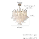 DecorBites™ French Style Glass Chandelier for Living Room Decoration