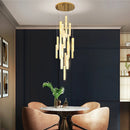 DecorBites™ Large Crystal Luxury Chandelier for Living Room Dining Hall Stair Suspension