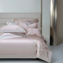 DecorBites™ Cotton Flowers Embroidery Bedding Set with Soft Silky Finish