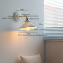 DecorBites™ Ceramic Wall Sconce Light Copper Arm Nordic Minimalism Bedroom Bathroom Mirror